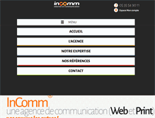 Tablet Screenshot of incomm.fr